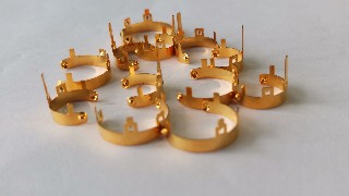 医用超声刀外科器械镀金弹片导电滑环接触簧片功能